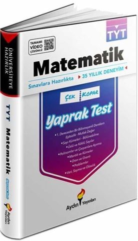 Aydın Yayınları TYT Matematik Yaprak Test