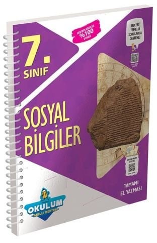 Murat Yayınları 7. Sınıf Sosyal Bilgiler Okulum Akıllı Defter