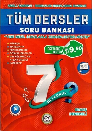 İlk Önce Yayıncılık 7. Sınıf Tüm Dersler Soru Bankası