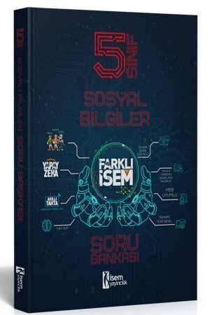 İsem Yayınları 5. Sınıf Sosyal Bilgiler Farklı İsem Soru Bankası