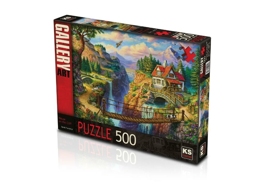 KS Games House On The Cliff 500 Parça Puzzle 20012