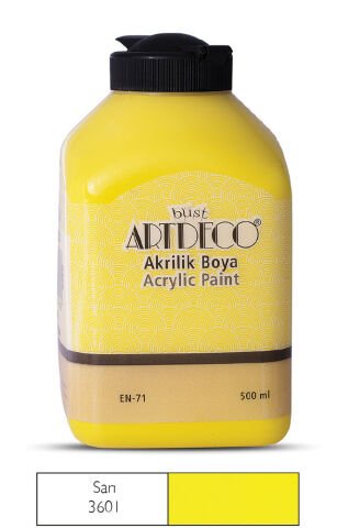 Artdeco Akrilik Boya 500ml Sarı 3601