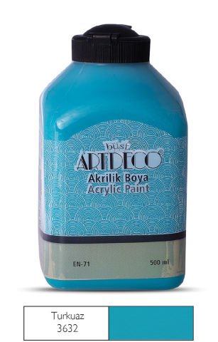 Artdeco Akrilik Boya 500ml Turkuaz 3632