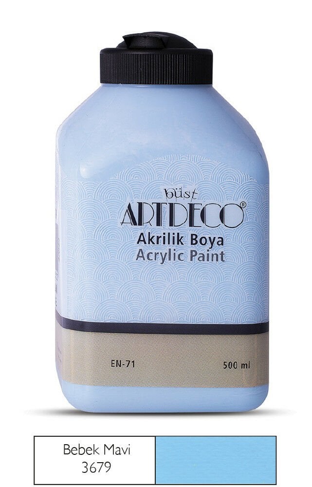 Artdeco Akrilik Boya 500ml Bebek Mavi 3679