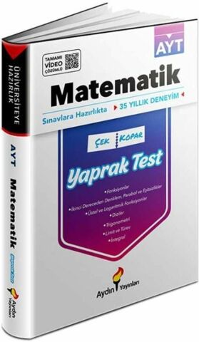 Aydın Yayınları AYT Matematik Yaprak Test