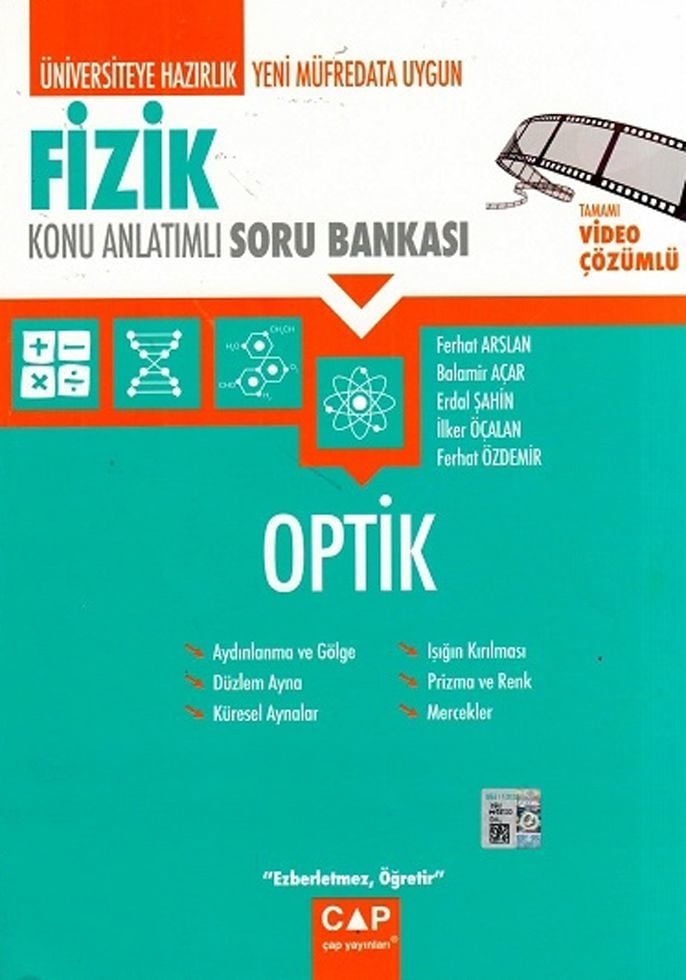 Çap Fizik Optik Konu Anlatımlı Soru Bankası