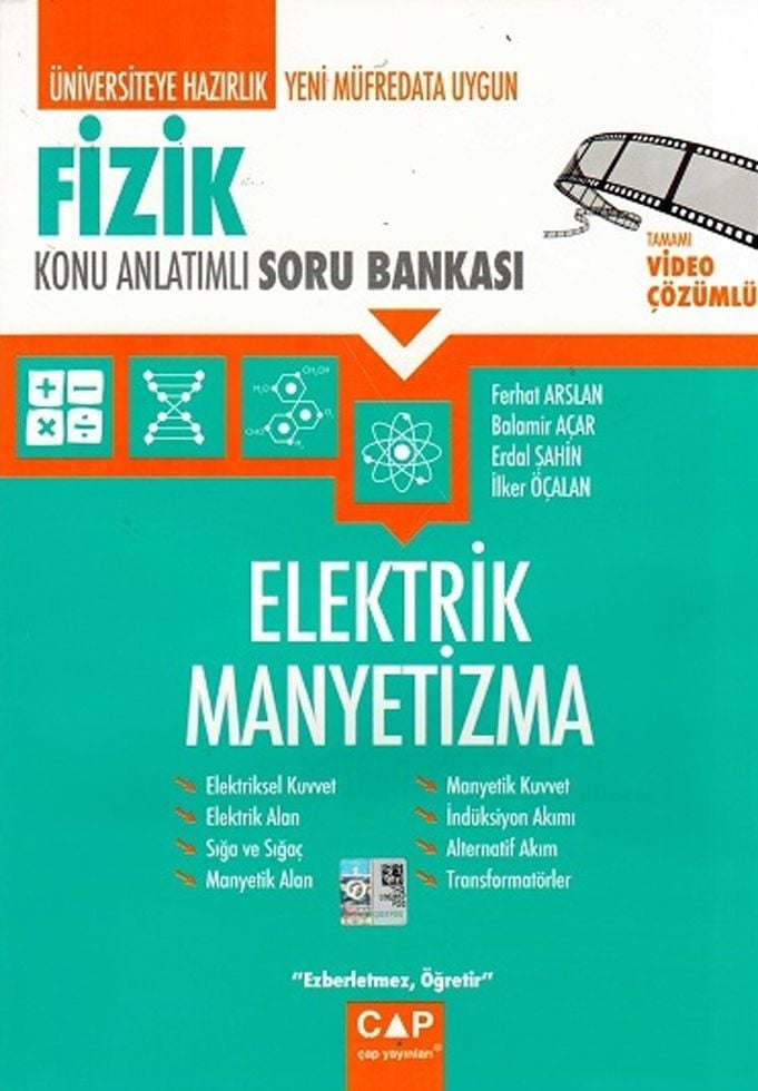 Çap Fizik Elektrik Manyetizma Konu Anlatımlı Soru Bankası