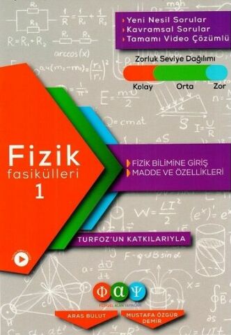 Fiziksel Alan Yayınları Fizik Fasikülleri 1 Fizik Bilimine Giriş Madde ve Özellikleri