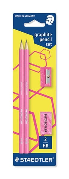 Staedtler Kurşun Kalem Set Neon Pembe 2'li