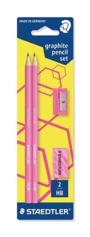 Staedtler Kurşun Kalem Set Neon Pembe 2'li