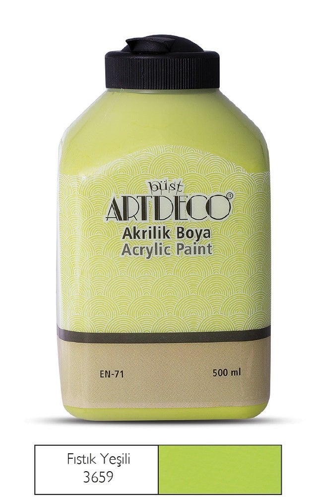 Artdeco Akrilik Boya 500ml Fıstık Yeşili 3659