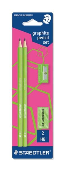 Staedtler Kurşun Kalem Set Neon Yeşi̇l 2'li