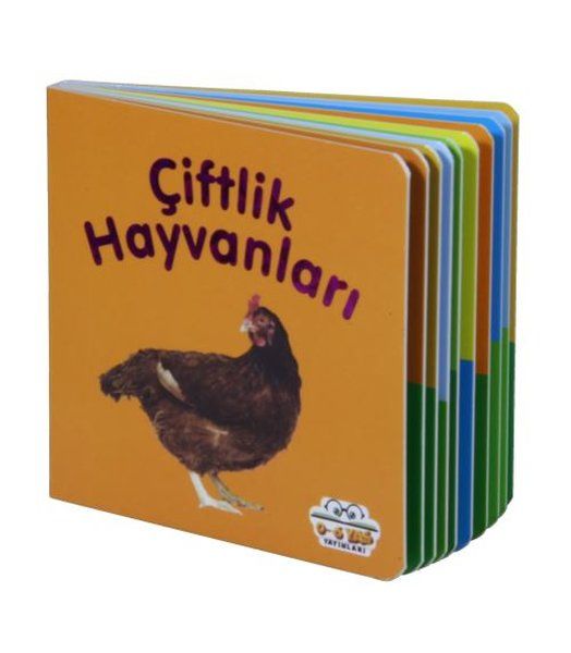 0-6 Yaş Yayınları Çiftlik Hayvanları - Mini Karton Kitaplar