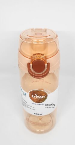 Gıpta Cool-J Optima 600ml Soft Pembe -Kahverengi Kilitli Tritan K7567 Matara