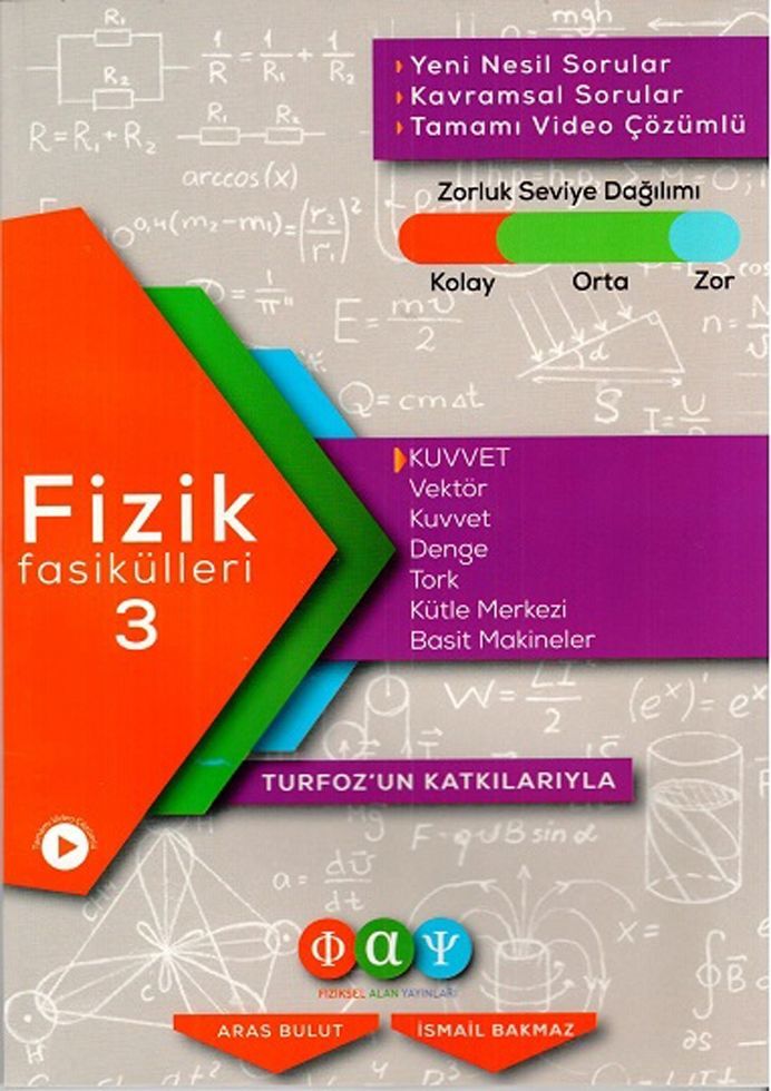 Fiziksel Alan Yayınları Fizik Fasikülleri 3 Kuvvet