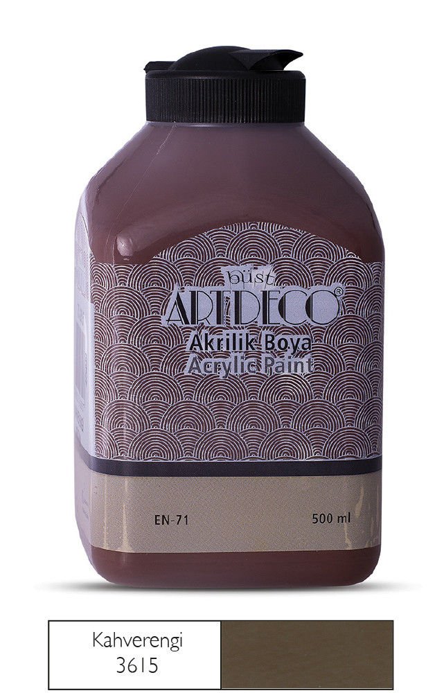 Artdeco Akrilik Boya 500ml Kahverengi 3615