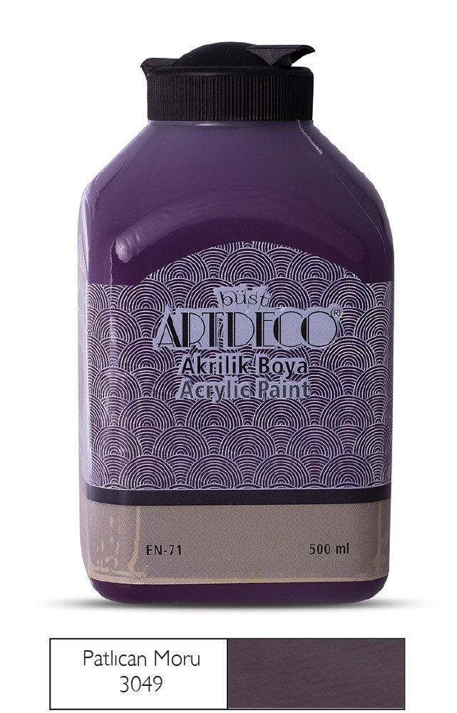 Artdeco Akrilik Boya 500ml Patlıcan Moru 3049