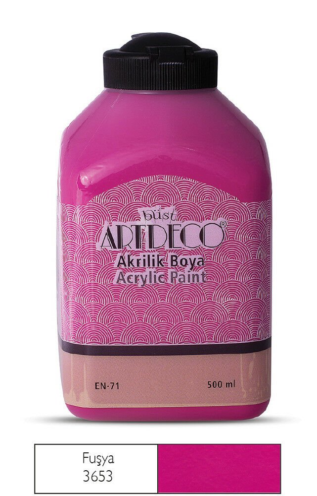 Artdeco Akrilik Boya 500ml Fuşya 3653