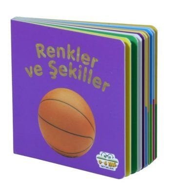 0-6 Yaş Yayınları Renkler ve Şekiller - Mini Karton Kitaplar