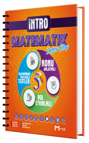 Mozaik Yayınları 5. Sınıf Matematik Intro Defter Kitap