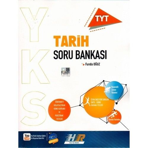 Hız ve Renk Yayınları TYT Tarih Soru Bankası - Funda Oğuz