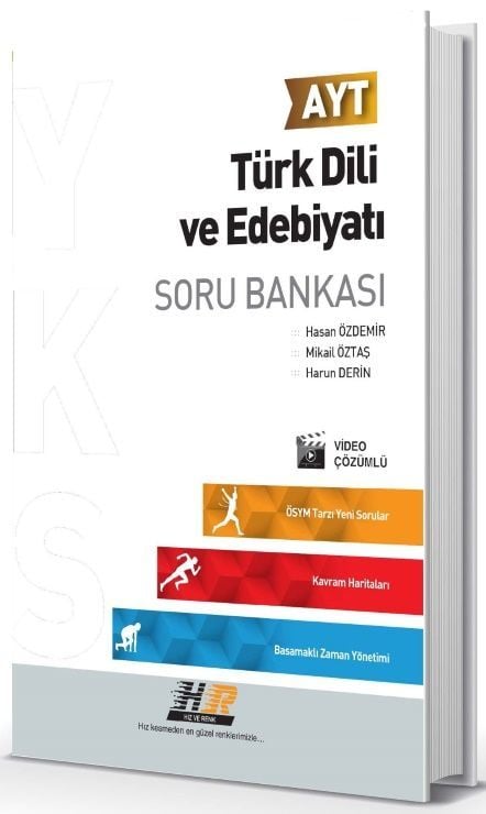 Hız ve Renk Yayınları AYT Türk Dili ve Edebiyatı Soru Bankası