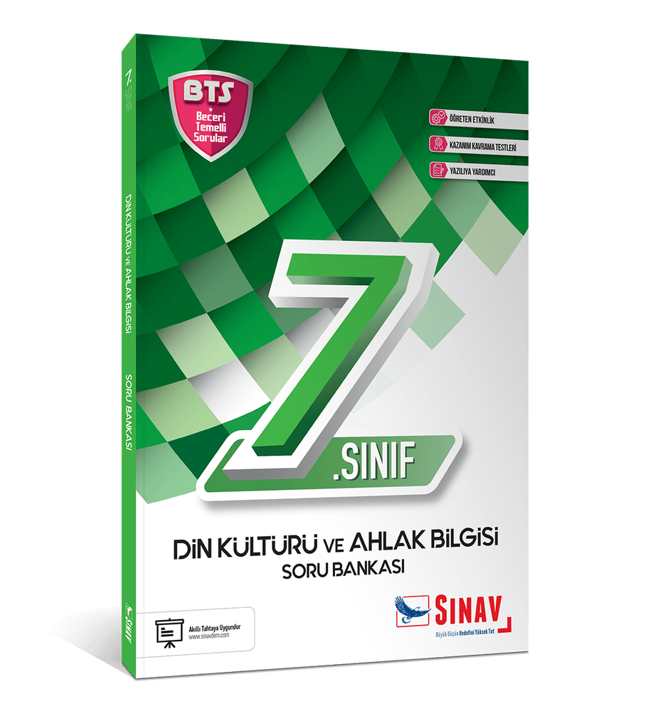 Sınav Yayınları 7. Sınıf Din Kültürü ve Ahlak Bilgisi Soru Bankası