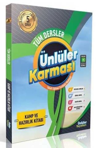 Ünlüler Yayınları Ünlüler Karması 5. Sınıftan 6. Sınıfa Tüm Dersler Kamp ve Hazırlık Kitabı