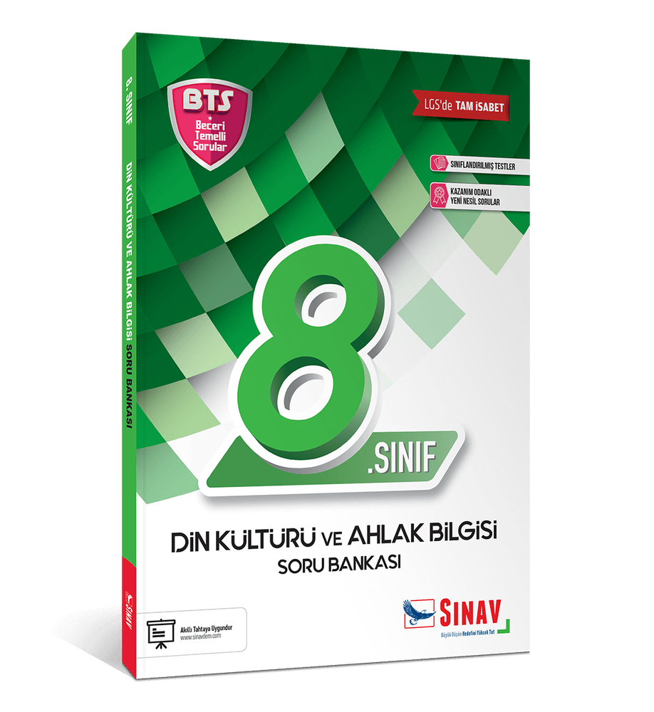 Sınav Yayınları 8. Sınıf LGS Din Kültürü ve Ahlak Bilgisi Soru Bankası