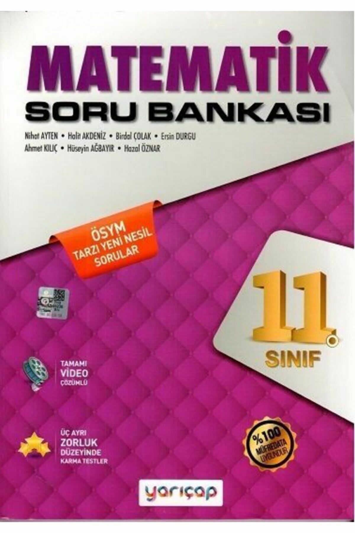 Yarı Çap Yayınları 11. Sınıf Matematik Soru Bankası (GÜNCEL)