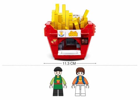 Sluban Food Court French Fries 320 Parça Lego yapım seti B0705B