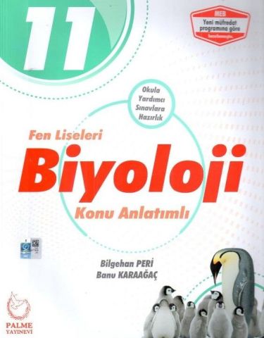 Palme Yayınları 11. Sınıf Fen Liseleri Biyoloji Konu Anlatımlı