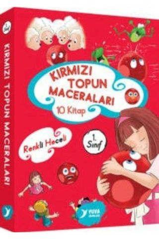 Yuva 1. Sınıflar Için Kırmızı Topun Maceraları 10 Kitap Düz Yazı