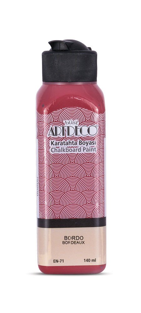 Artdeco Karatahta Boyası 140ml Bordo 3643