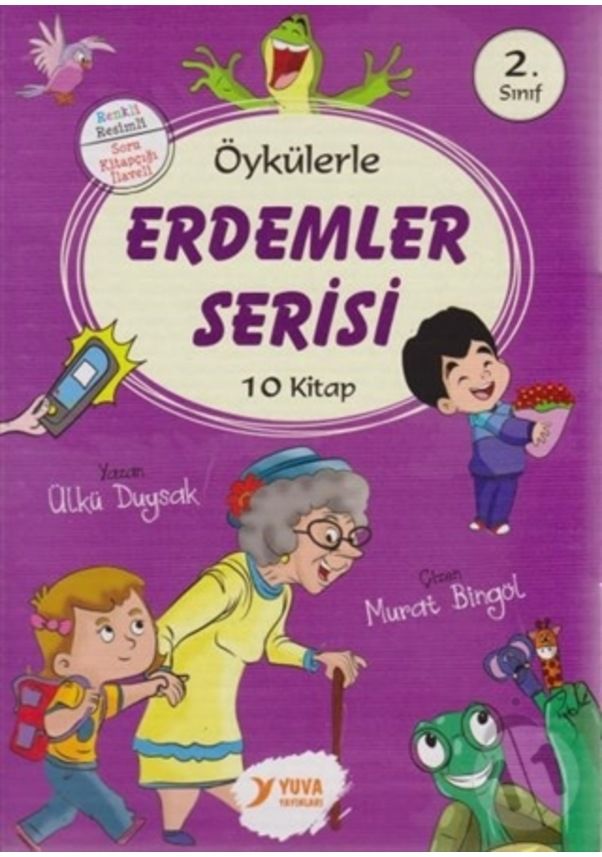 Öykülerle Erdemler Serisi 2. Sınıf 10 Kitap