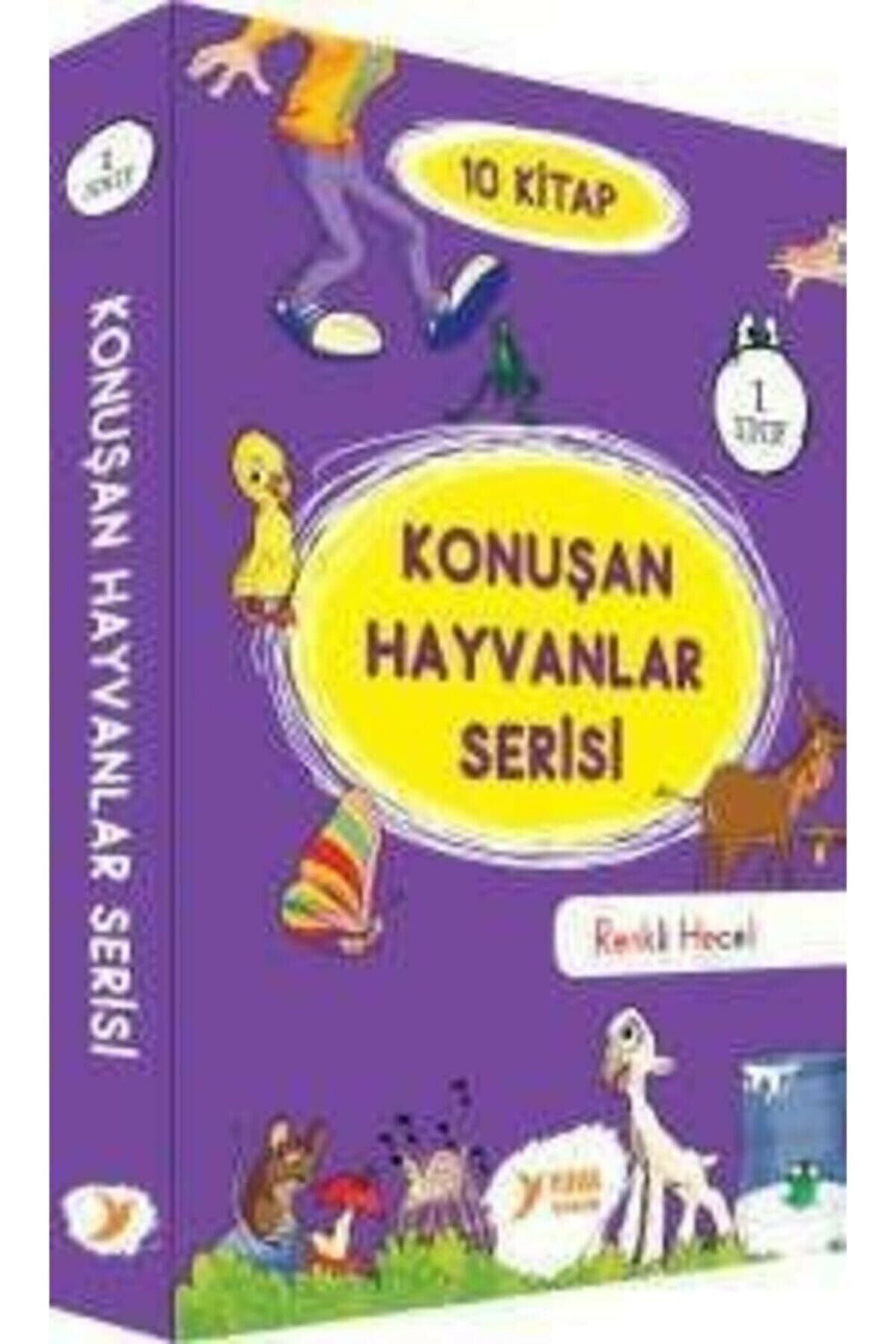 Yuva 1. Sınıflar Için Konuşan Hayvanlar Renkli Heceli 10 Kitap