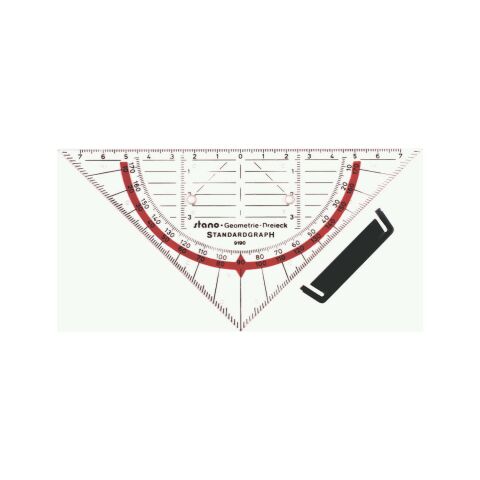 Standardgraph Üçgen Açı Şablonu 16 cm 51002639 - 39190