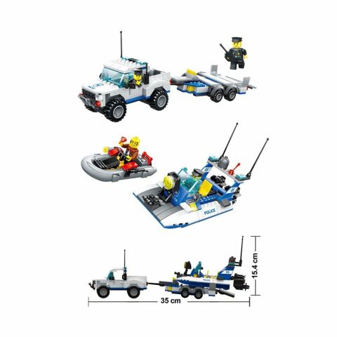 Wange Lego Sahil Güvenlik Devriye Seti 453 Parça